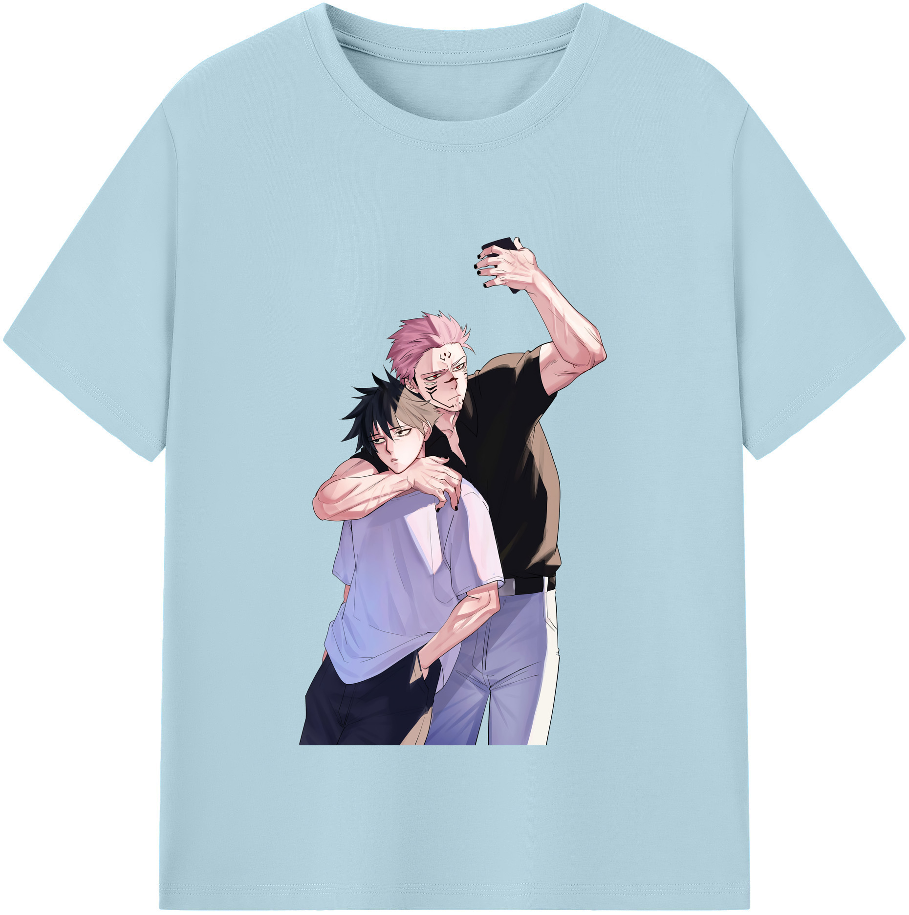 （画像用） 呪術廻戦 Jujutsu Kaisen 綿100％半袖Tシャツ（フロントプリント）
